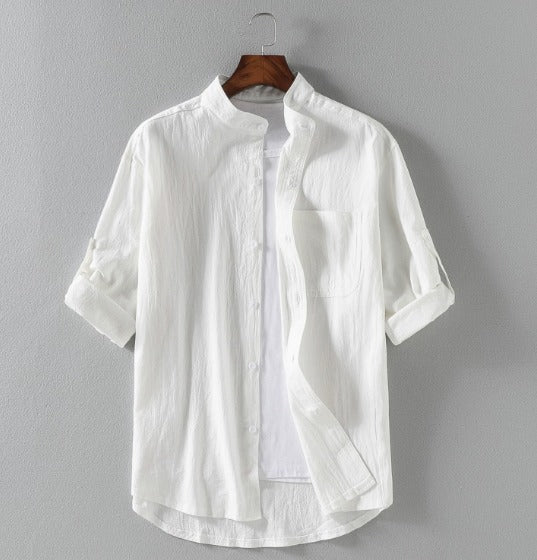 Camicia lino uomo