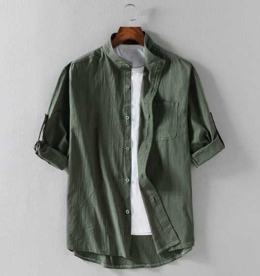 Camicia lino uomo