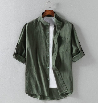 Camicia lino uomo